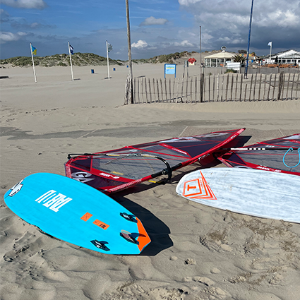 Boards buiten